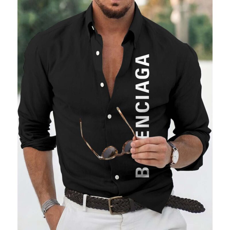 Men’s Long Sleeves Button Down Shirts -TDA002065