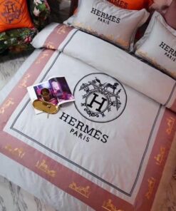 Hermes Limited Luxury Brand Bedding Set Home Decor -Max010065