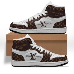 L.V High Air Jordan 1 Sneakers Shoes Hot 2023 Gifts Unisex -B9G-Max06608