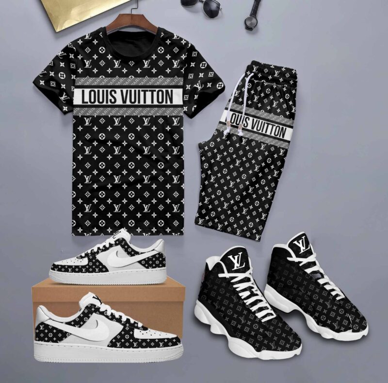 FREE SHIPPING, New 2025 -Limited Edition Set L  Shoe & T-shirt & Shorts  – Max240526607