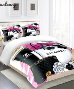 Chanel Premium Fashion Limited Luxury Brand Bedding Set Home Decor -Min00445