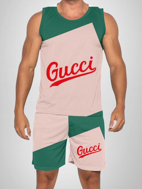 New 2025 -G Luxury Brand Premium Tanktop & Shorts Outfit For Men -Max012610