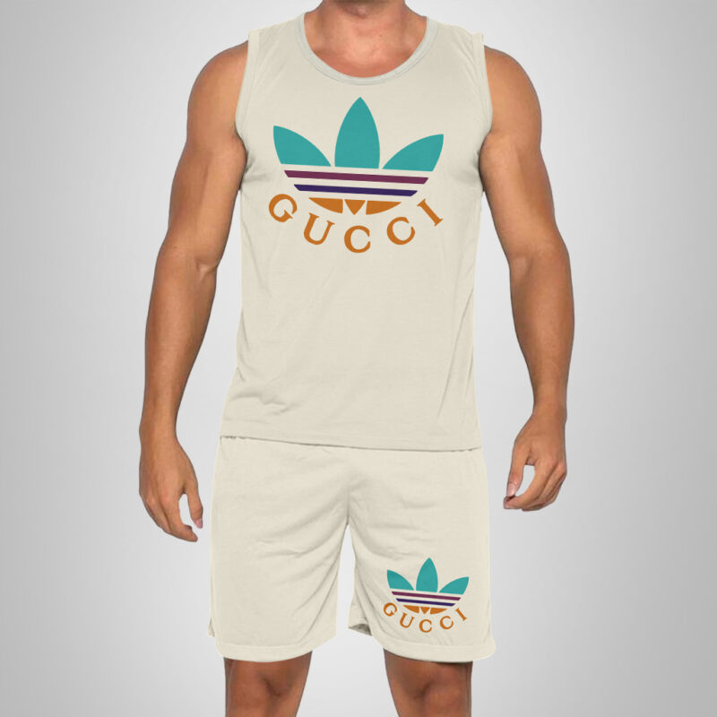 New 2025 -G Luxury Brand Premium Tanktop & Shorts Outfit For Men -Max012632