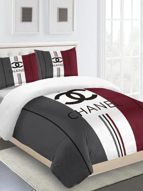 Chanel Premium Fashion Limited Luxury Brand Bedding Set Home Decor -Min00423