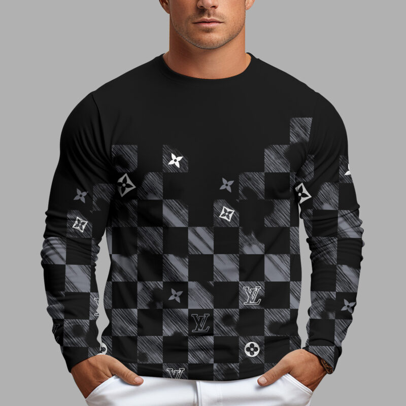 New 2025- Long Sleeves Shirt  for men women luxury brand clothing clothes outfit -PU24112126