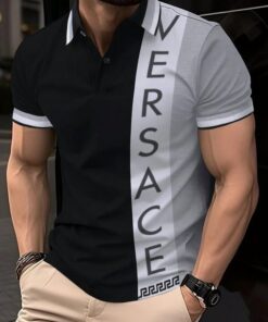 Limited Edition V**sace Polo Shirt For Men –  Max2407091567