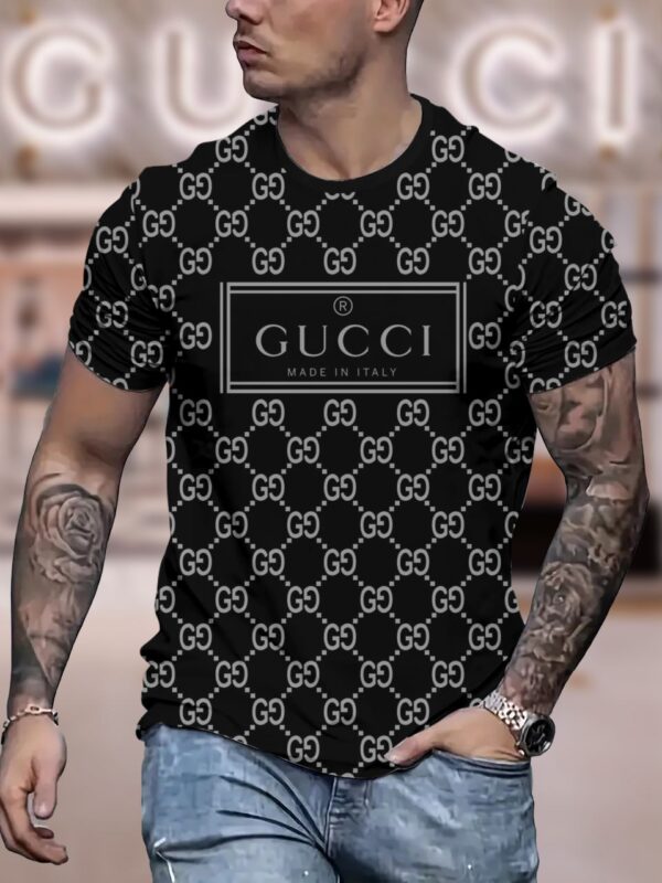 New 2025-  G  Luxury  Brand Premium T-Shirt Outfit For Men Women – Max011575