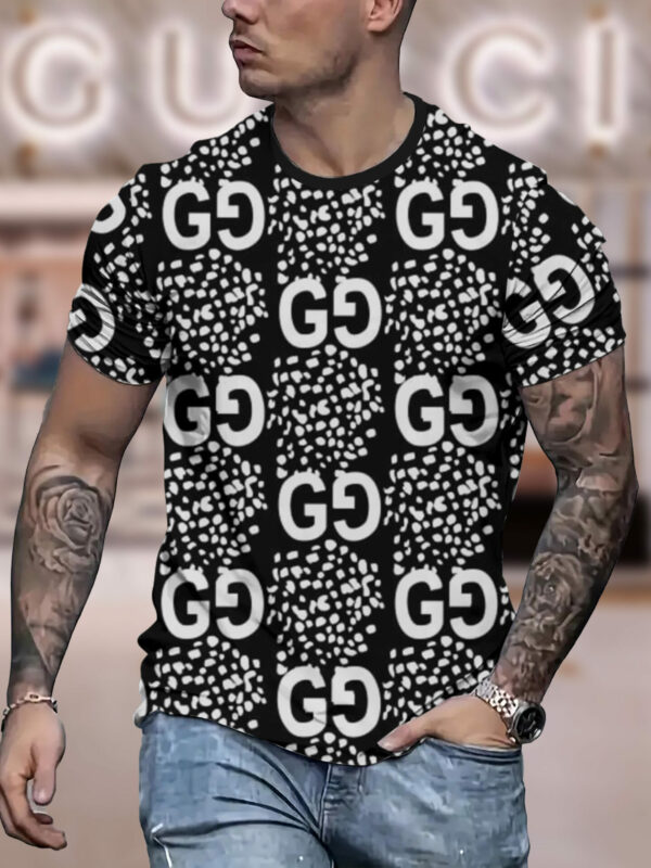 New 2025-  G  Luxury  Brand Premium T-Shirt Outfit For Men Women – Max011677
