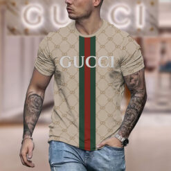 New 2025-  G  Luxury  Brand Premium T-Shirt Outfit For Men Women – Max011676