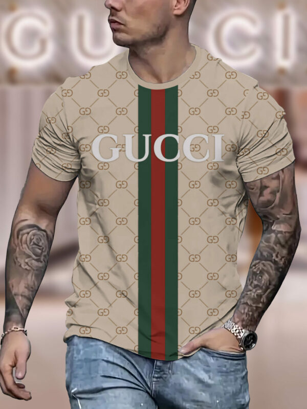 New 2025-  G  Luxury  Brand Premium T-Shirt Outfit For Men Women – Max011676