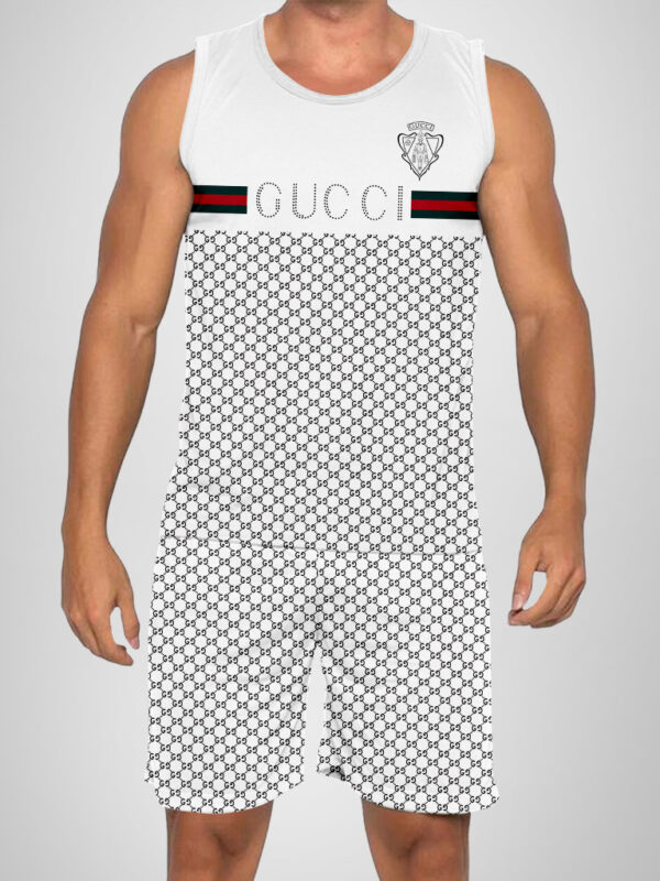 New 2025 -G Luxury Brand Premium Tanktop & Shorts Outfit For Men -Max012619