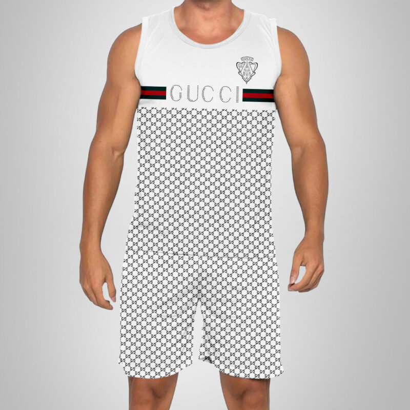 New 2025 -G Luxury Brand Premium Tanktop & Shorts Outfit For Men -Max012619