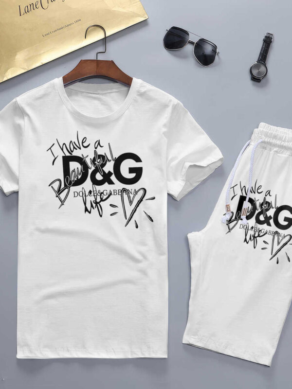 2025 – Set G Tracksuit T-shirt & Shorts –   – TU24052911