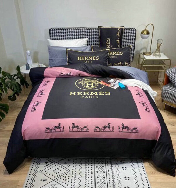 Hermes Limited Luxury Brand Bedding Set Home Decor – Max010104