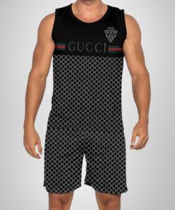 New 2025 -G Luxury Brand Premium Tanktop & Shorts Outfit For Men -Max012642