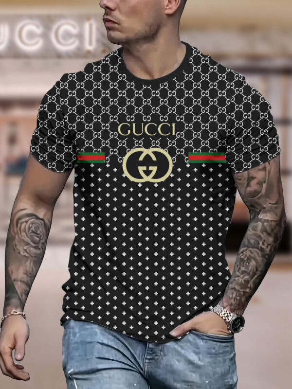 New 2025-  G  Luxury  Brand Premium T-Shirt Outfit For Men Women – Max012114