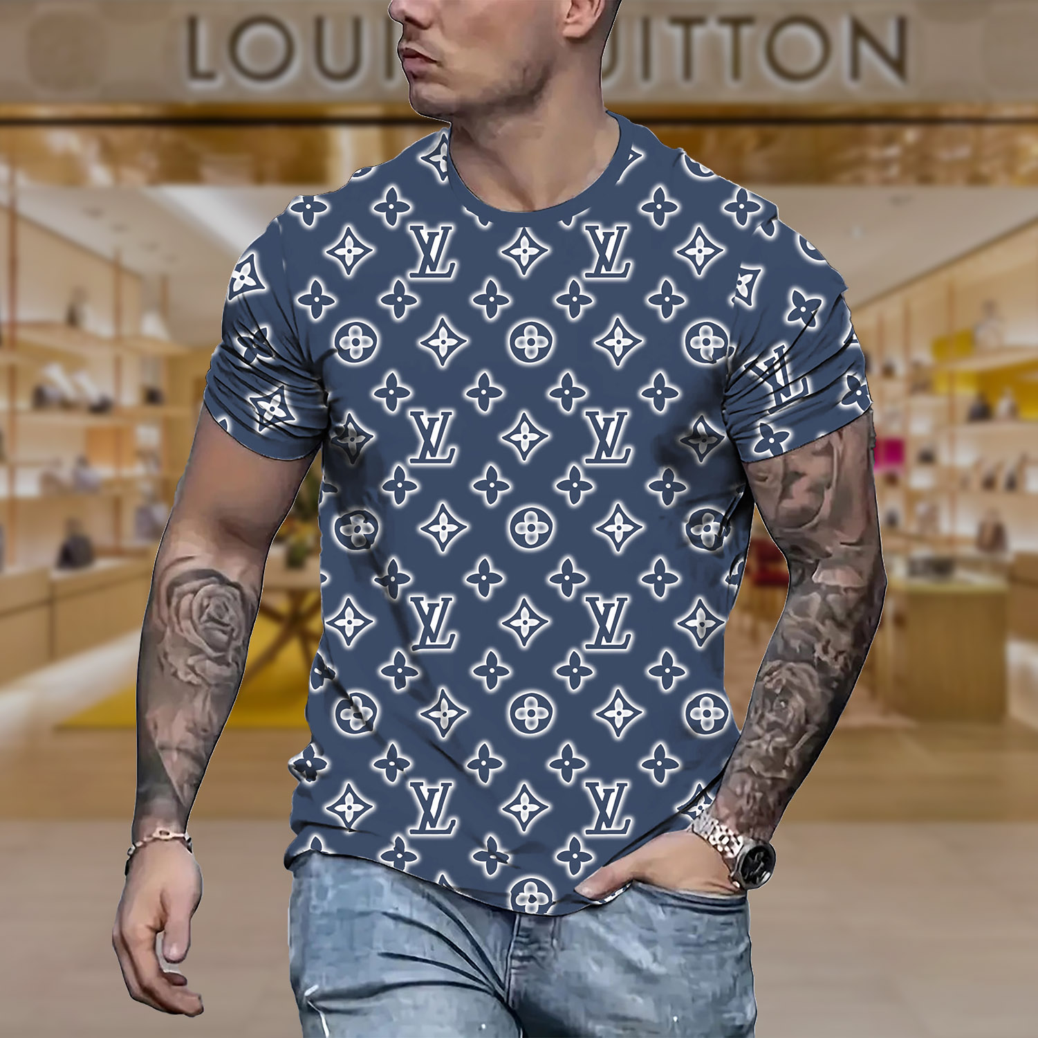 2025 – L  Luxury Brand Premium T-Shirt Outfit For Men -Max011468