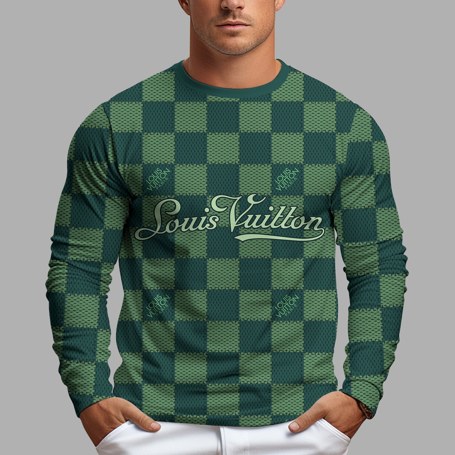 New 2025- Long Sleeves Shirt  for men women luxury brand clothing clothes outfit -PU24112114