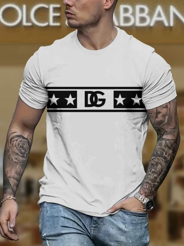 New 2025 – D Luxury Brand Premium T-Shirt Outfit For Men – Max012468