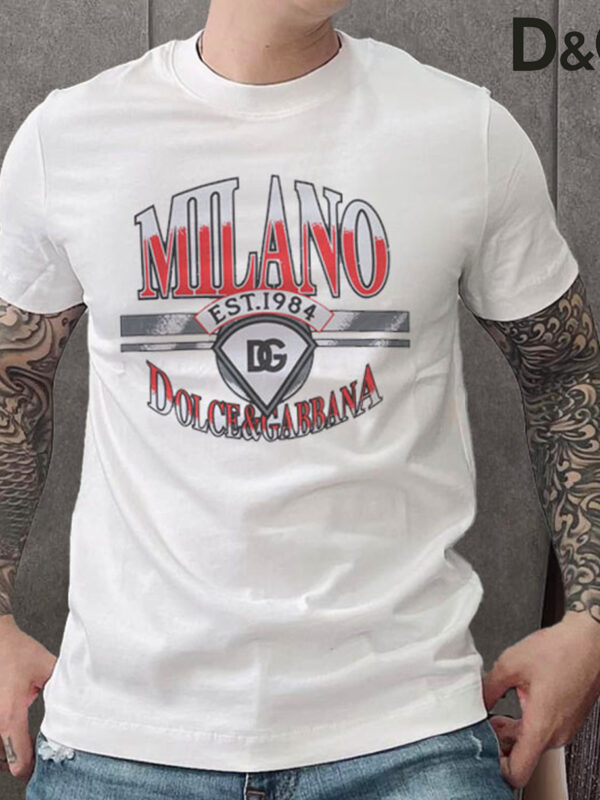 New 2025 – D Luxury Brand Premium T-Shirt Outfit For Men -Max012547