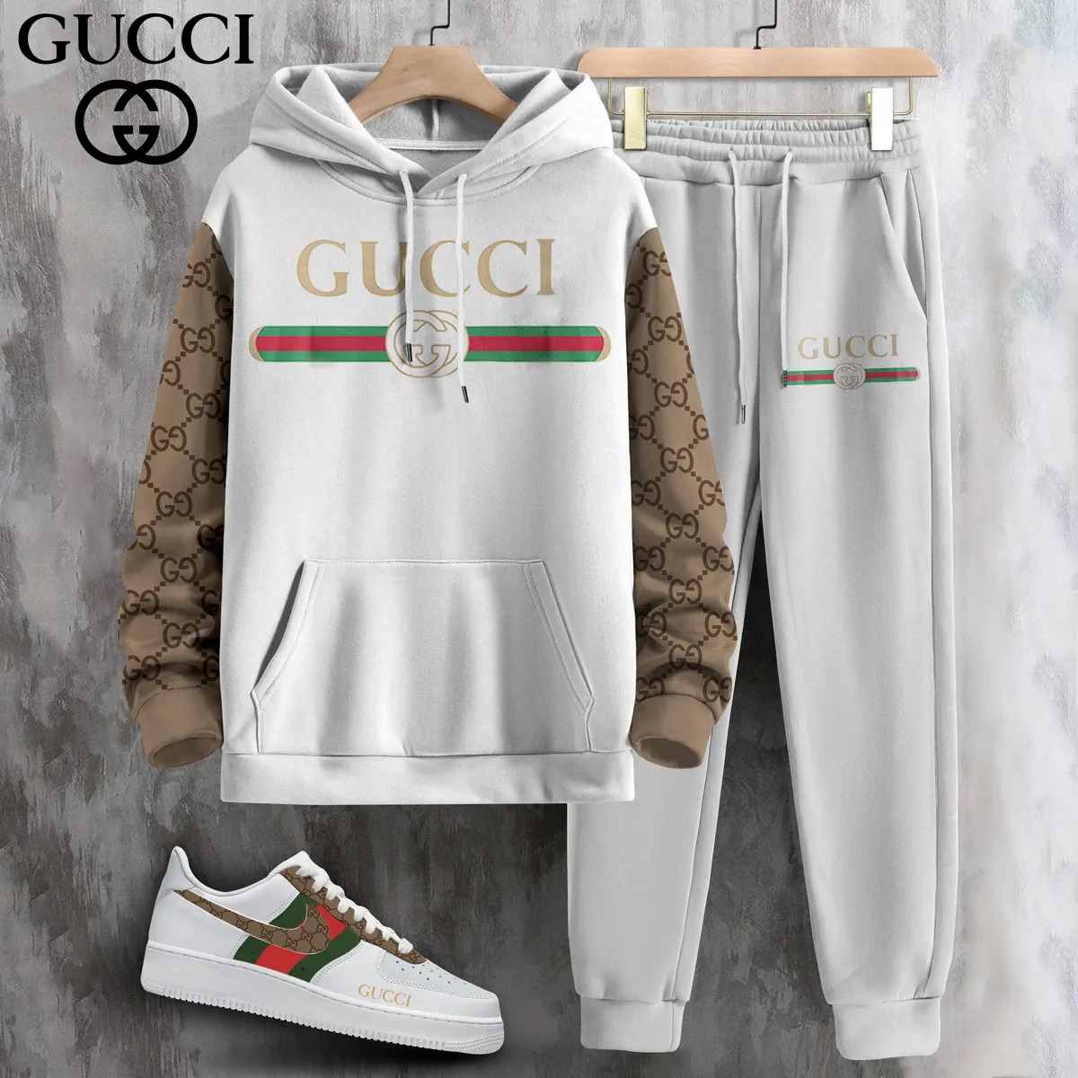 New 2025,G  G Limited Edition Set Hoodie & Pants Match AF1 Sneaker – Max2408253596
