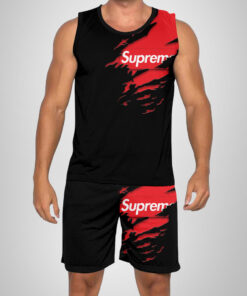 New 2025 – L Luxury Brand Premium Tanktop & Shorts Outfit For Men -Max012579