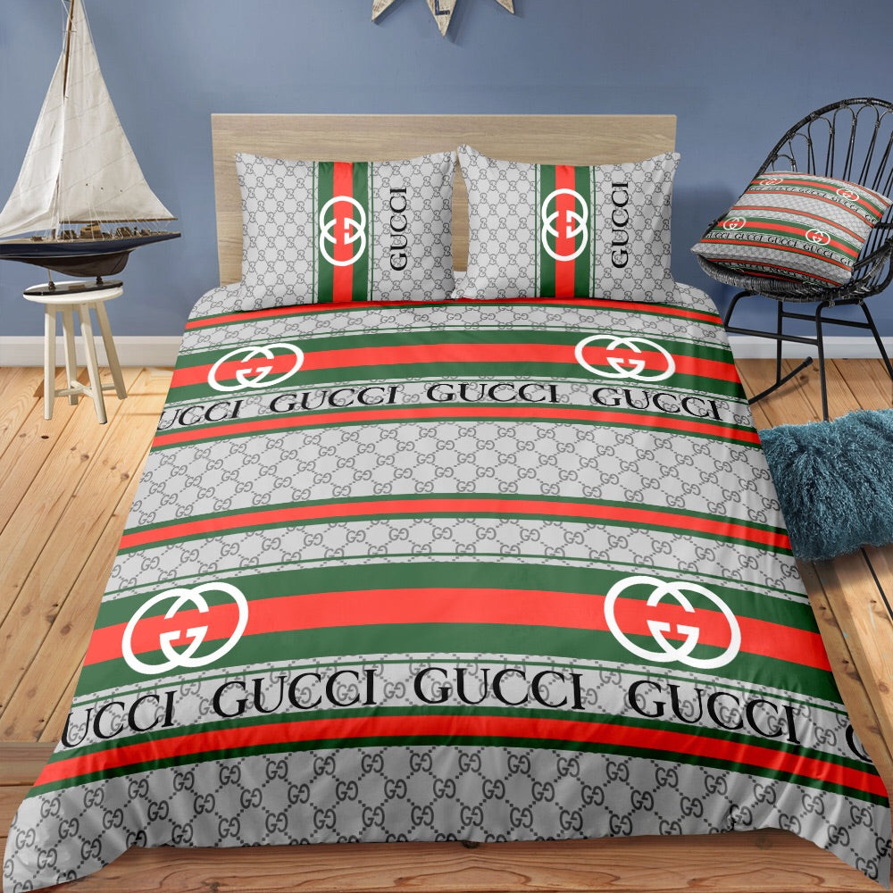 G  Premium Fashion Limited Luxury Brand Bedding Set Home Decor – Min00338
