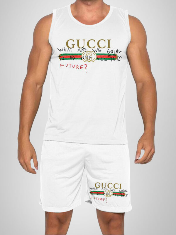 New 2025 -G Luxury Brand Premium Tanktop & Shorts Outfit For Men -Max012609