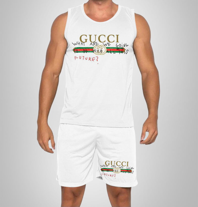 New 2025 -G Luxury Brand Premium Tanktop & Shorts Outfit For Men -Max012609