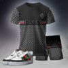 New 2025 – Set G Tracksuit  Air Force 1 & T-shirt & Shorts – CHIC110405
