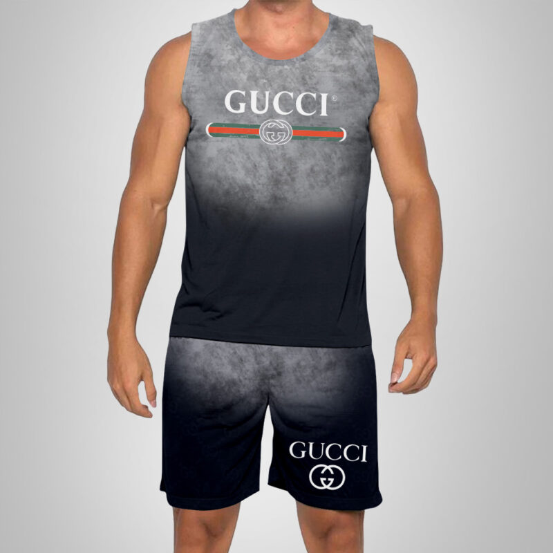 New 2025 -G Luxury Brand Premium Tanktop & Shorts Outfit For Men -Max012640