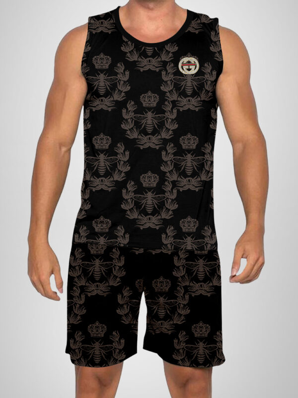 New 2025 -G Luxury Brand Premium Tanktop & Shorts Outfit For Men -Max012630