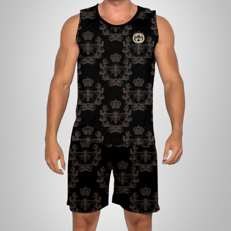 New 2025 -G Luxury Brand Premium Tanktop & Shorts Outfit For Men -Max012630