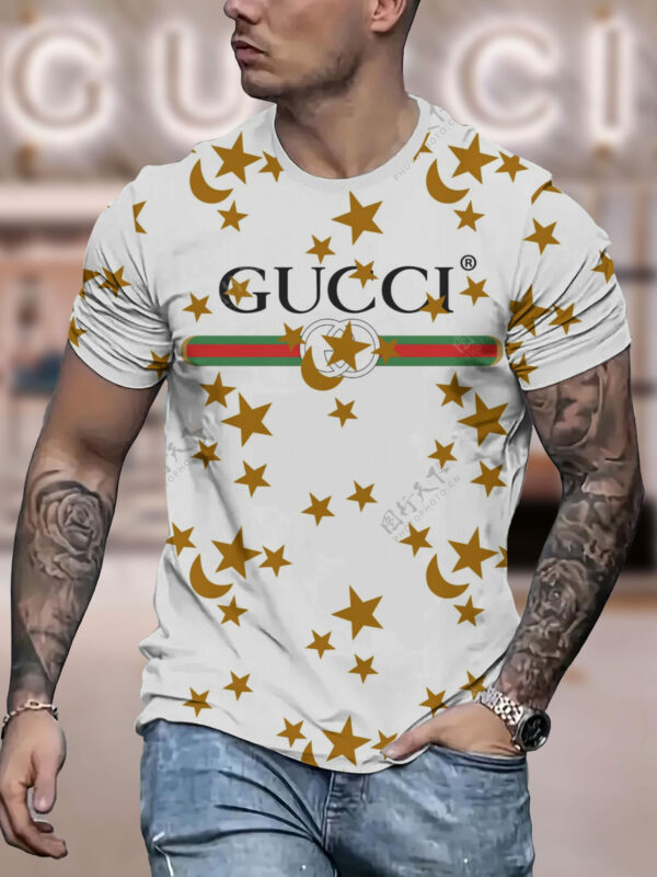 New 2025-  G  Luxury  Brand Premium T-Shirt Outfit For Men Women – Max011606
