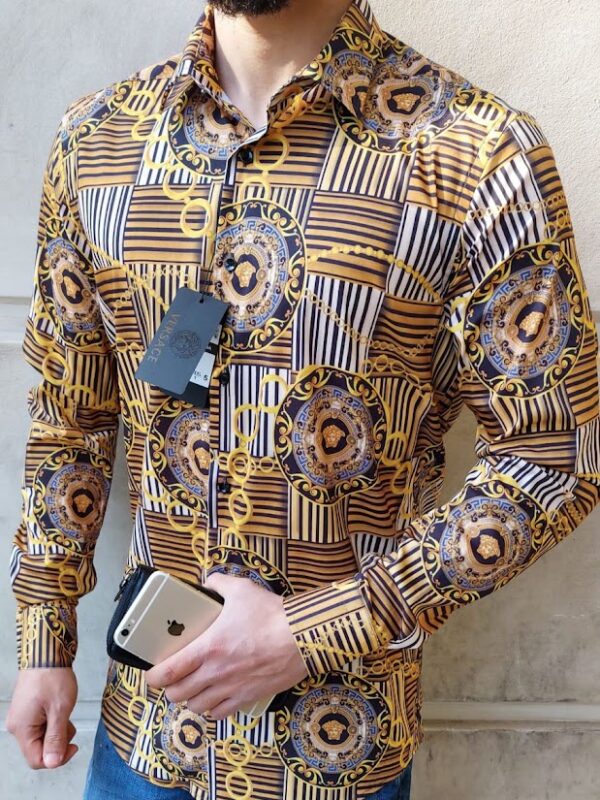 V -Luxury Long Sleeve Shirt CCY Max-Max07226