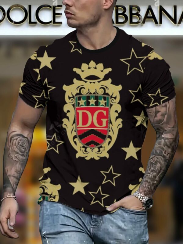 New 2025 – D Luxury Brand Premium T-Shirt Outfit For Men – Max012443