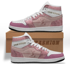 L.V High Air Jordan 1 Sneakers Shoes Hot 2023 Gifts Unisex -B9G-Max06607