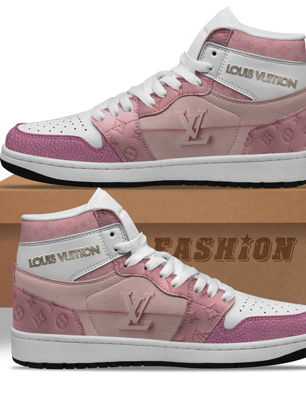 L.V High Air Jordan 1 Sneakers Shoes Hot 2023 Gifts Unisex -B9G-Max06607