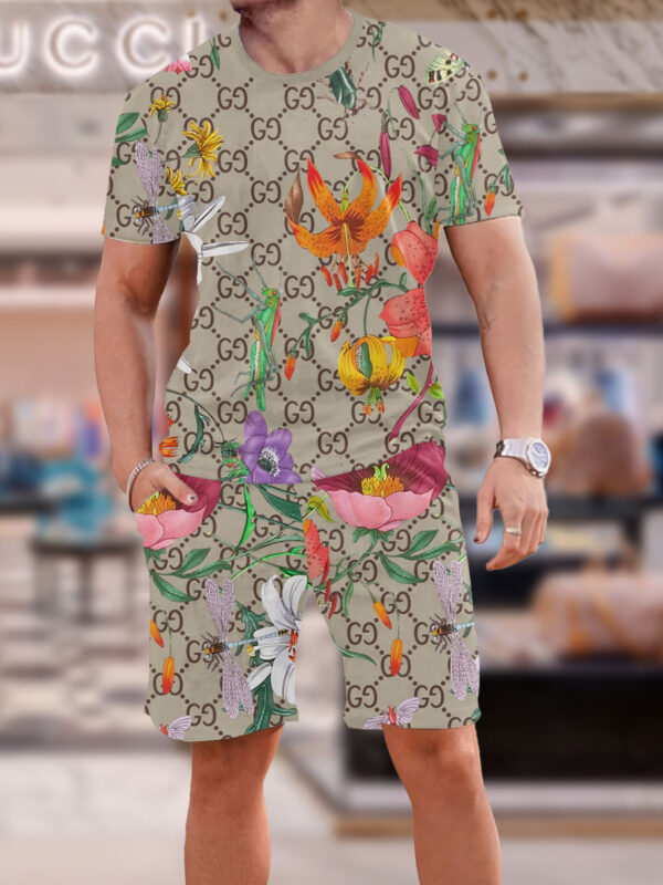 2025 – Set G Tracksuit T-shirt & Shorts –   – Max011947