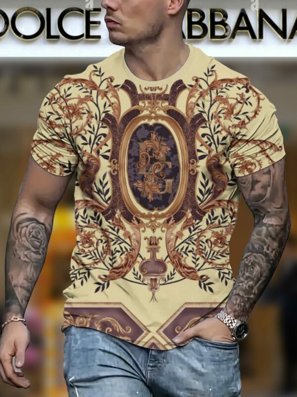 New 2025 – D Luxury Brand Premium T-Shirt Outfit For Men – Max012442