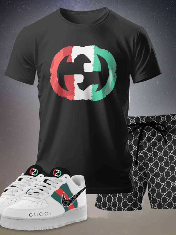 New 2025 – Set G Tracksuit  Air Force 1 & T-shirt & Shorts – chic260410