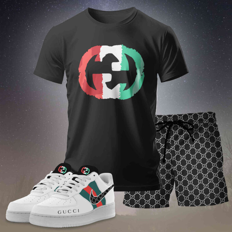 New 2025 – Set G Tracksuit  Air Force 1 & T-shirt & Shorts – chic260410