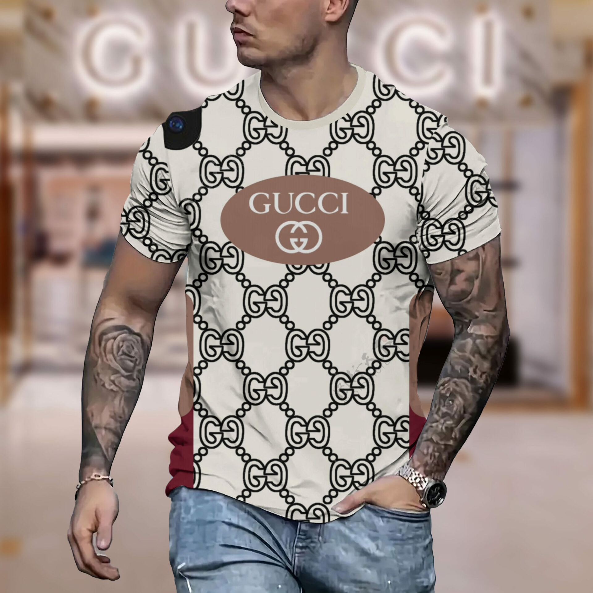 New 2025-  G  Luxury  Brand Premium T-Shirt Outfit For Men Women – Max011605