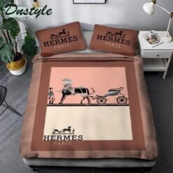 Hermes Limited Luxury Brand Bedding Set Home Decor – Max010133