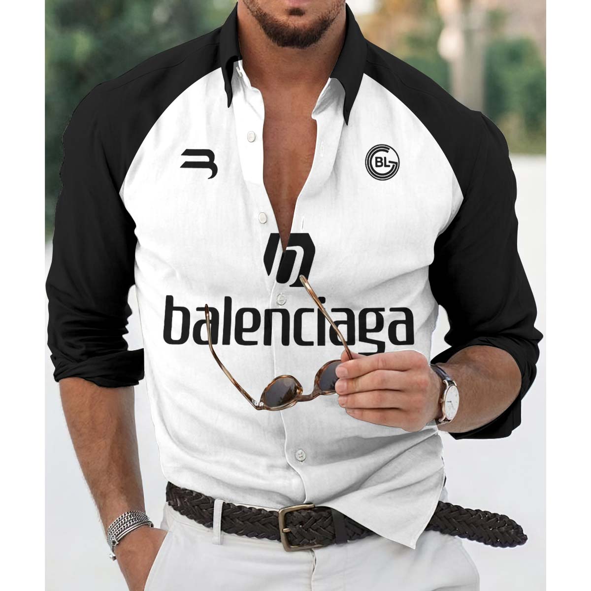 Men’s Long Sleeves Button Down Shirts -TDA002055