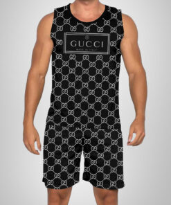 New 2025 -G Luxury Brand Premium Tanktop & Shorts Outfit For Men -Max012637