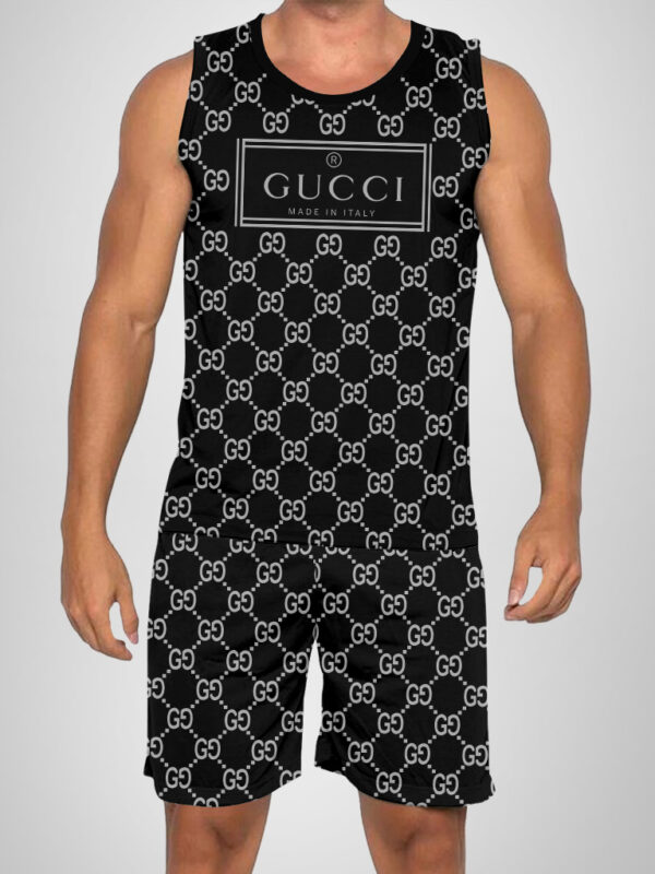 New 2025 -G Luxury Brand Premium Tanktop & Shorts Outfit For Men -Max012637