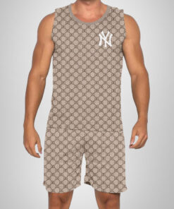 New 2025 -G Luxury Brand Premium Tanktop & Shorts Outfit For Men -Max012624
