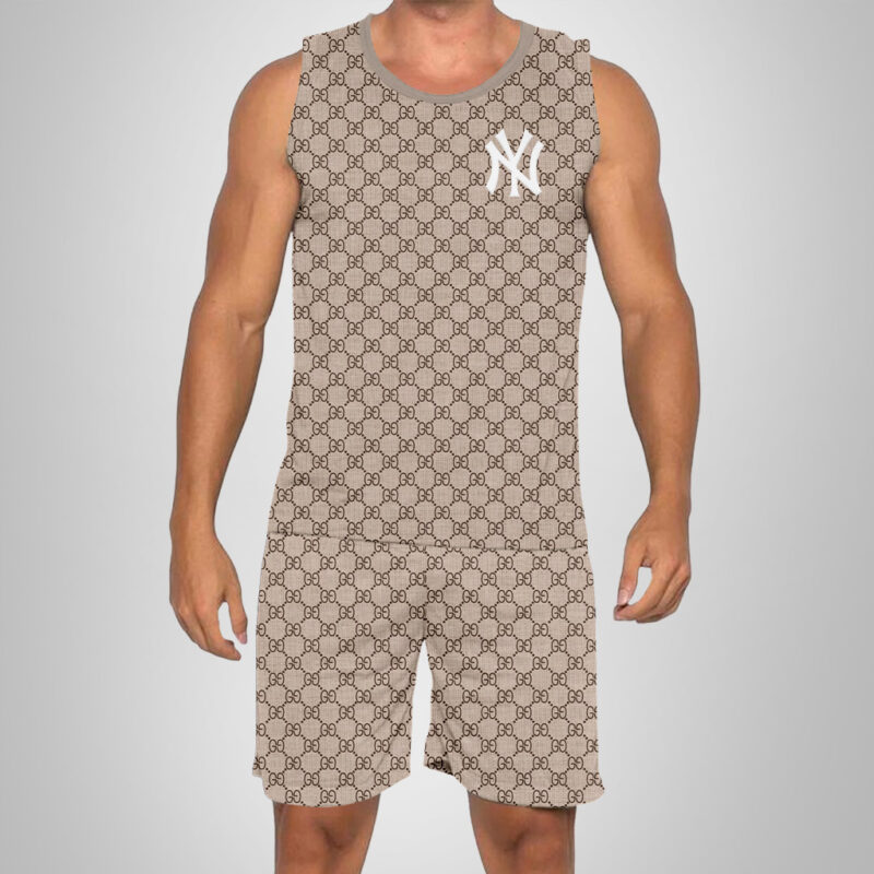 New 2025 -G Luxury Brand Premium Tanktop & Shorts Outfit For Men -Max012624