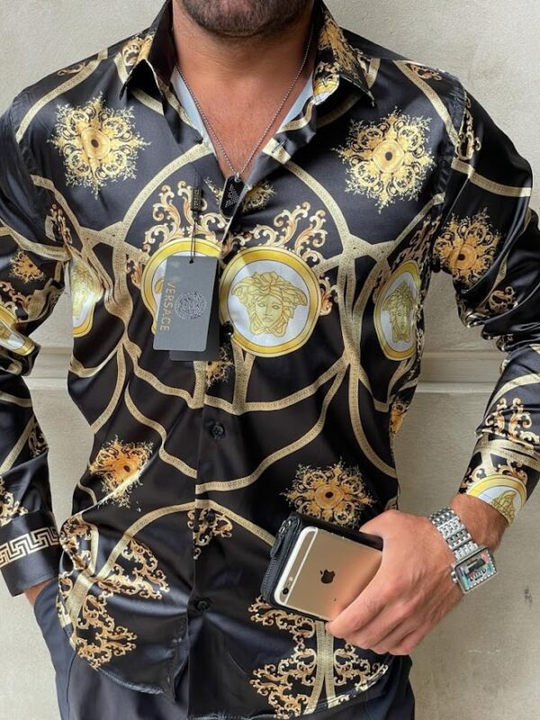 V -Luxury Long Sleeve Shirt CCY Max-Max07232
